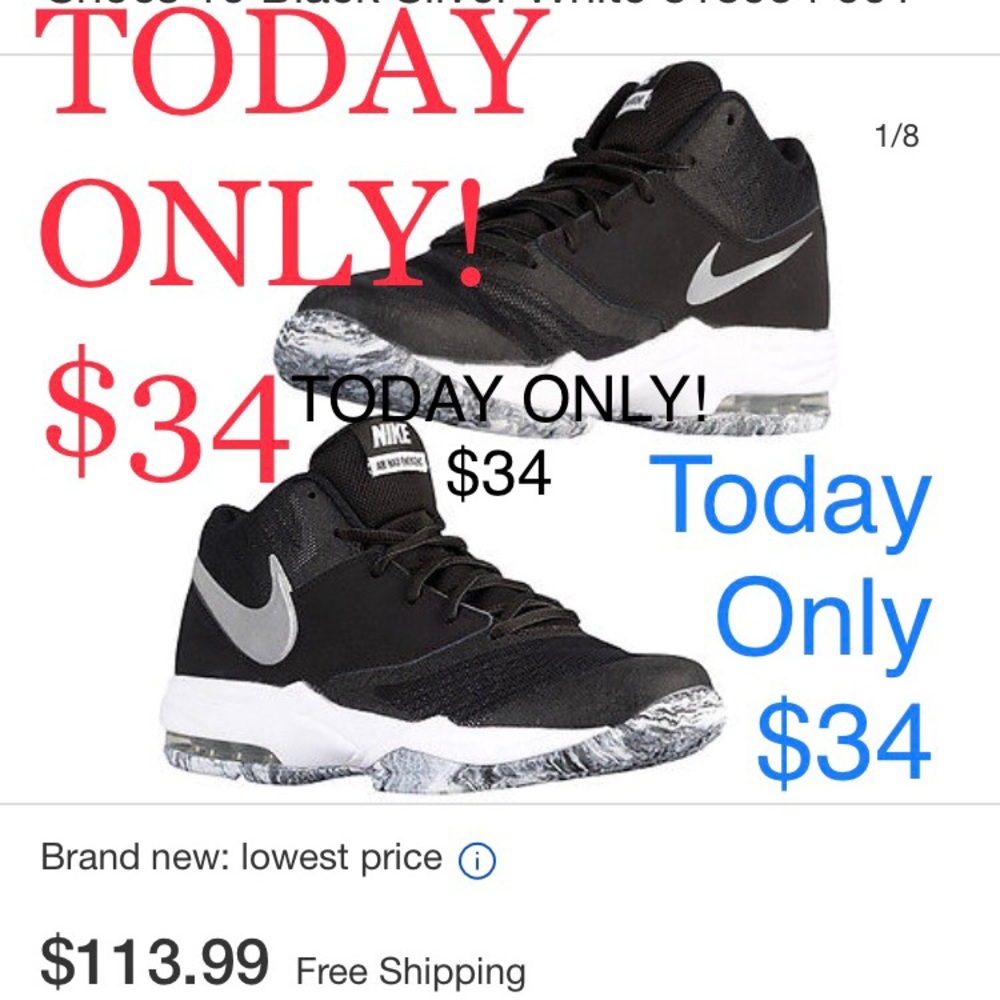 Nike Air Max Emergent Mens Basketball Shoes 9.5